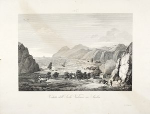 Uitzicht op het eiland Vulcano, Sicilië